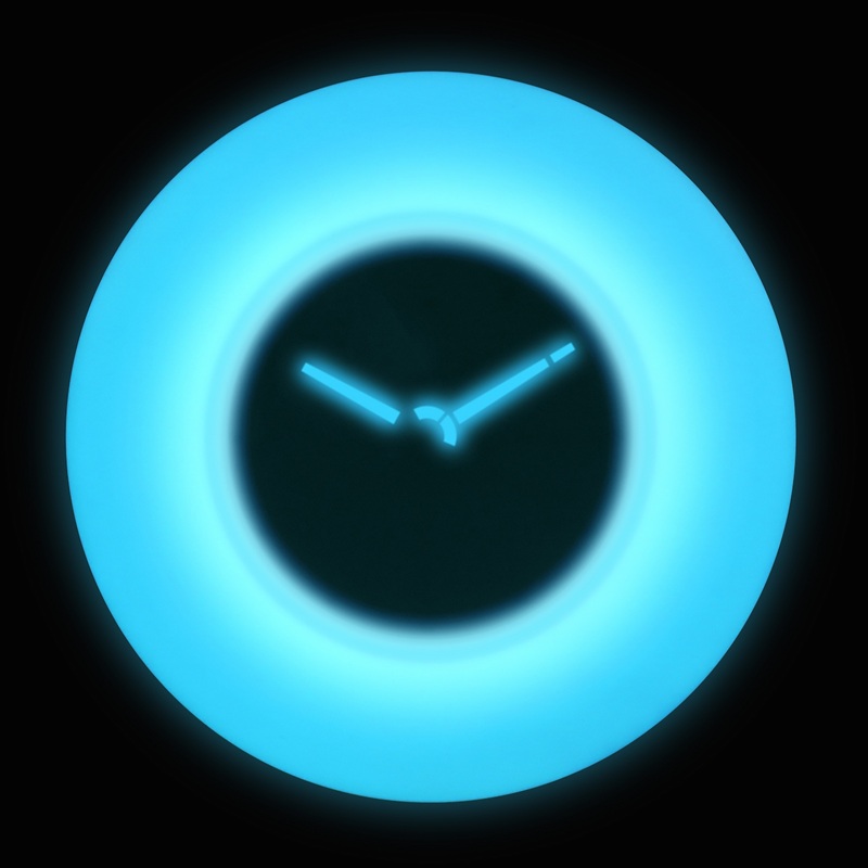 Round Ambient Mood Lighting Wall Clock Round Ambient Mood Lighting Wall Clock